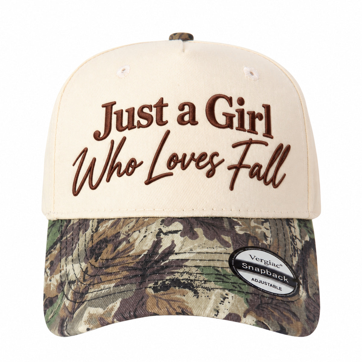 Just A Girl Who Loves Fall Fall-themed 5-Panel Trucker Hat