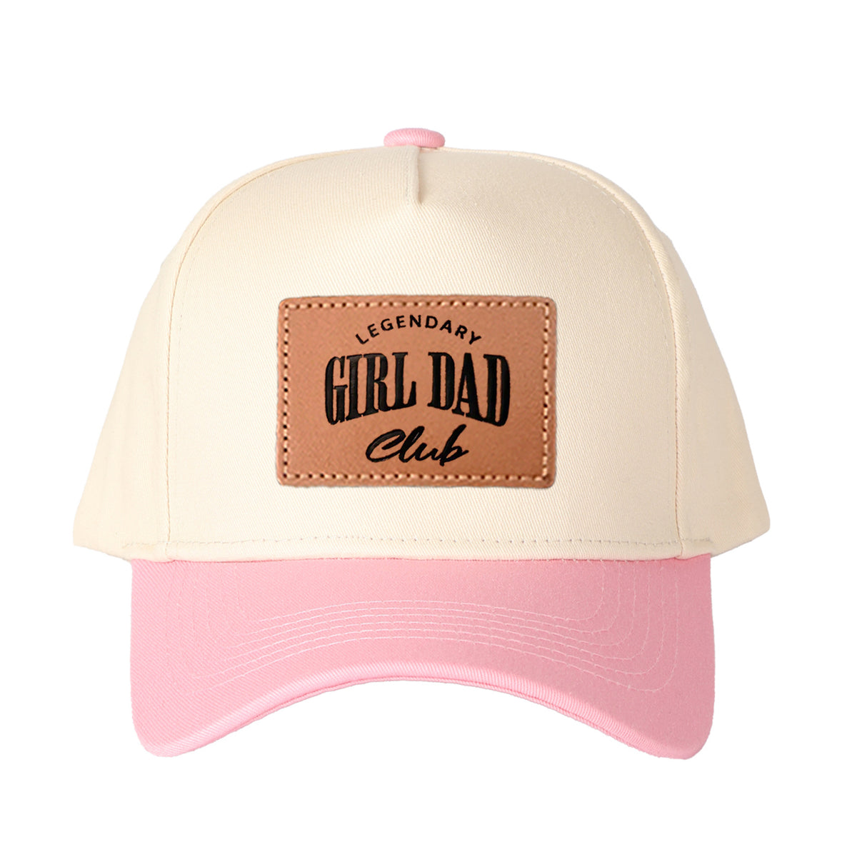 Legendary Girl Dad Club Leather Patch Trucker Hat