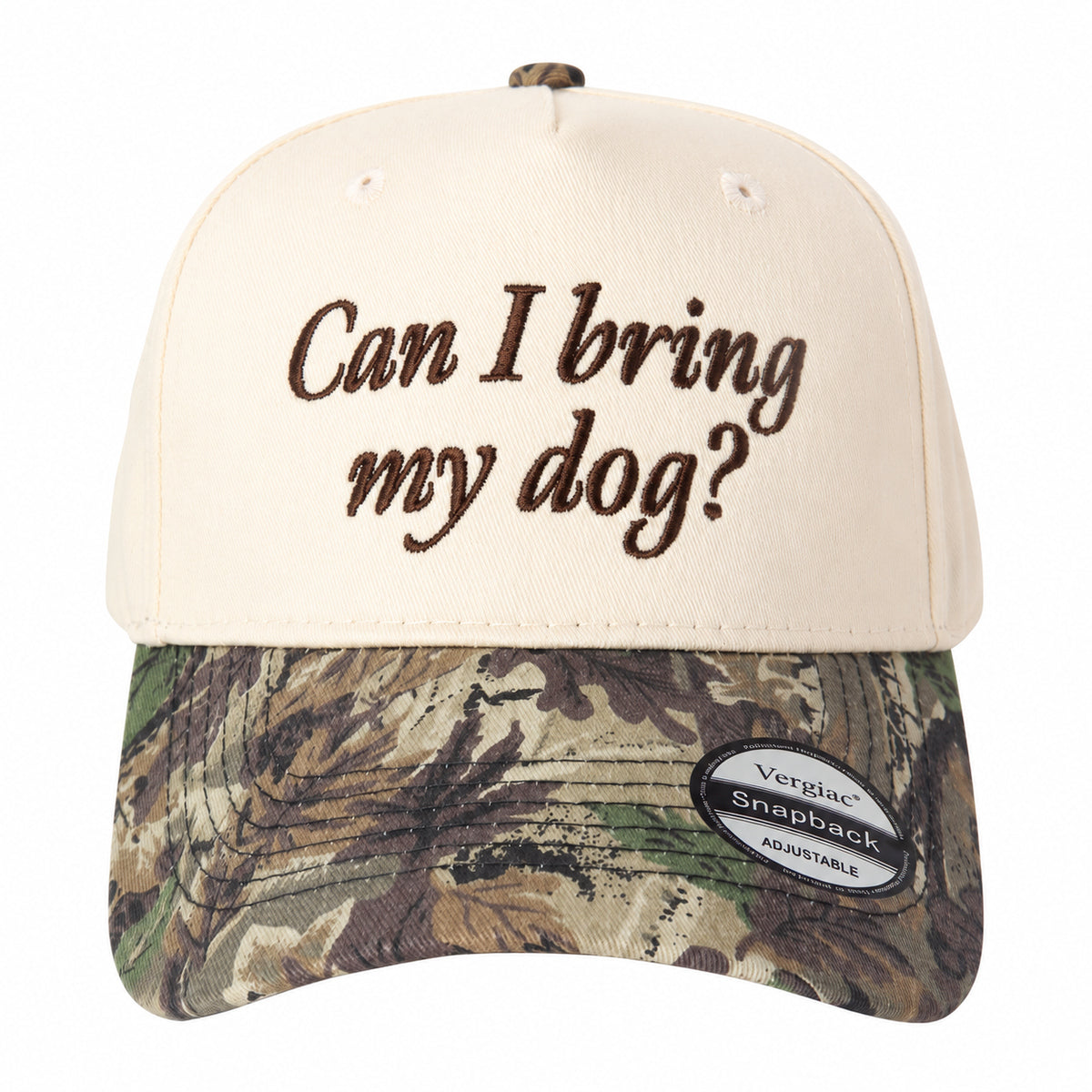 Can I Bring My Dog Pet-themed 5-Panel Trucker Hat