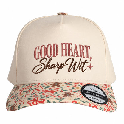 Good Heart, Sharp Wit 5-Panel Trucker Hat