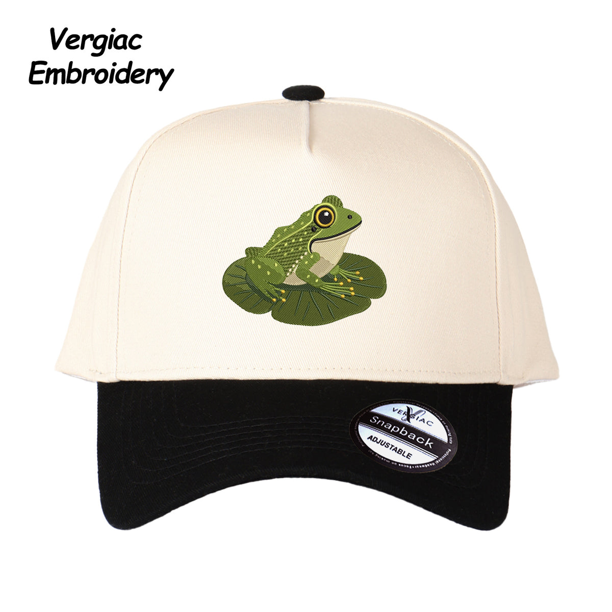 Frog Embroidered Trucker Hat