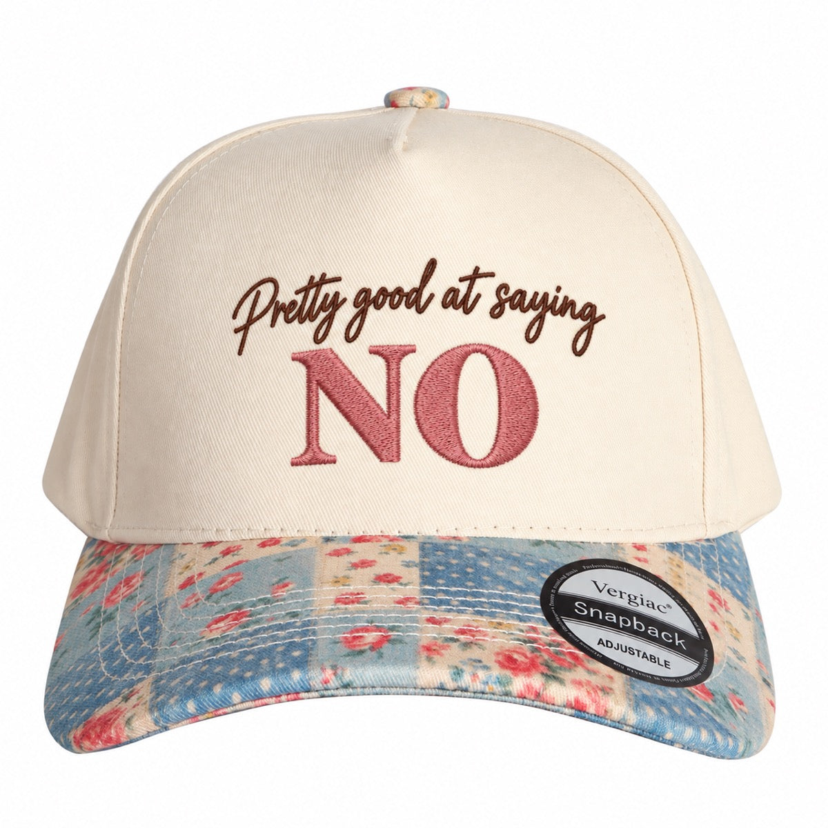 Pretty Good At Saying No 5-Panel Trucker Hat