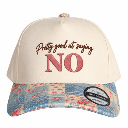 Pretty Good At Saying No 5-Panel Trucker Hat