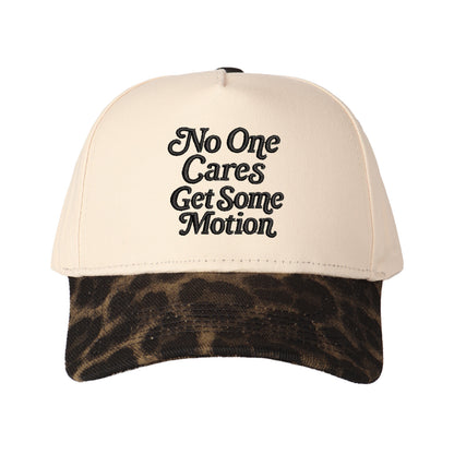 No One Cares Get Some Metion Embroidered Trucker Hat