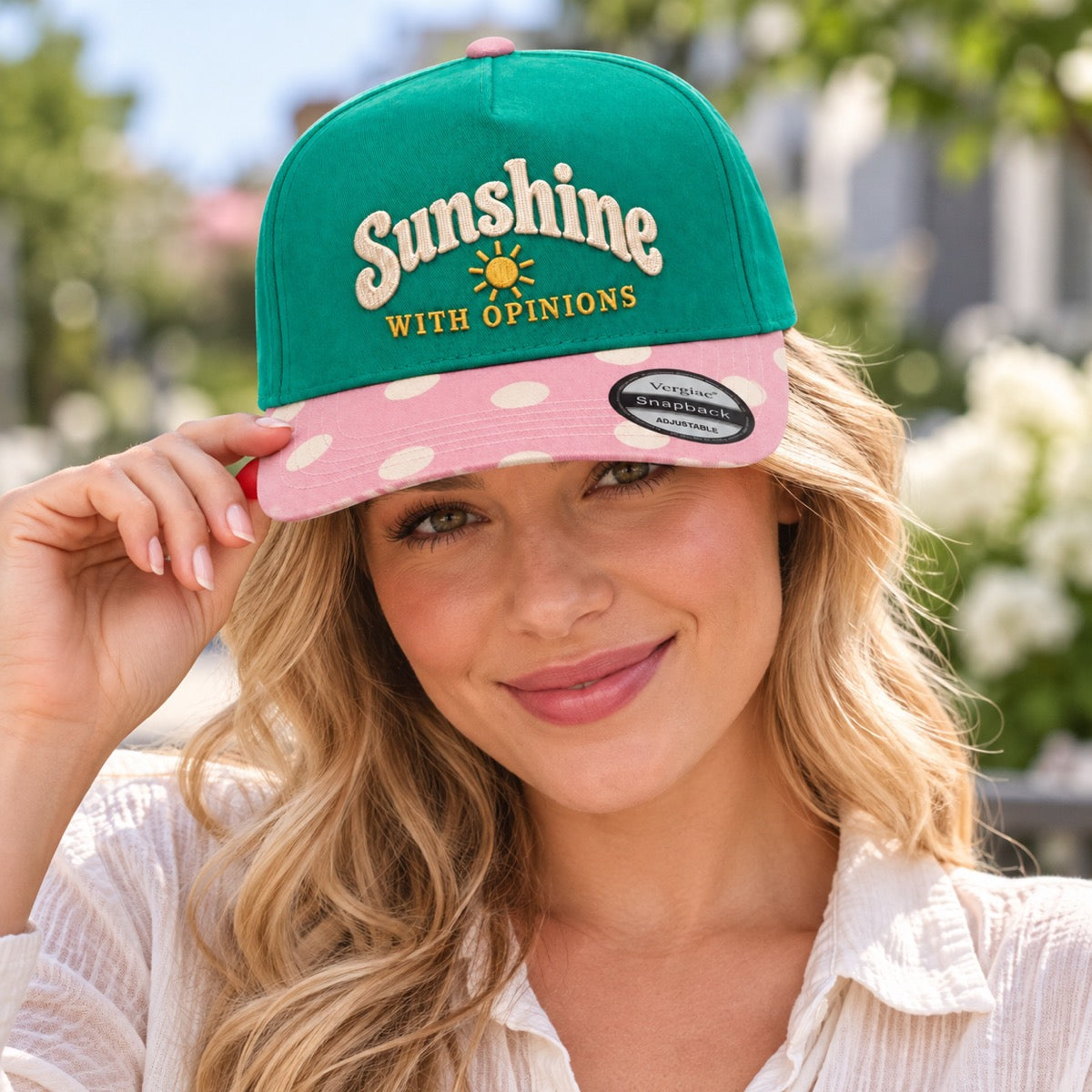 Sunshine With Opinions 5-Panel Trucker Hat
