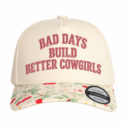 Bad Days Build Better Cowgirls Western Cowboy 5-Panel Trucker Hat