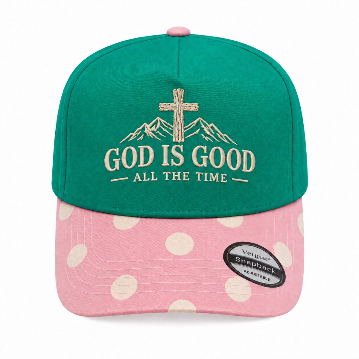 God Is Good All The Time 5-Panel Trucker Hat