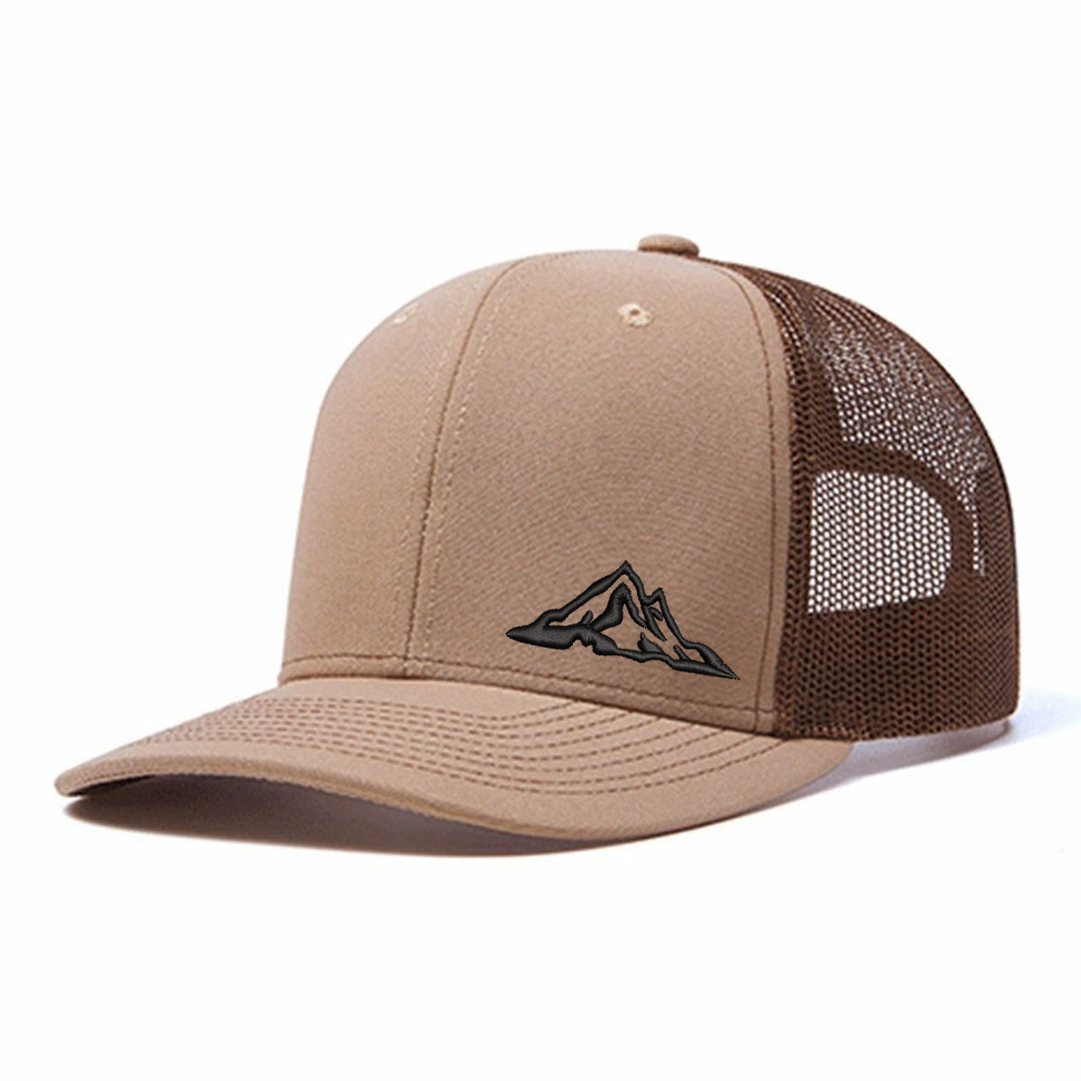 Snowy Mountain Embroidered Trucker Hat / Mesh Cap
