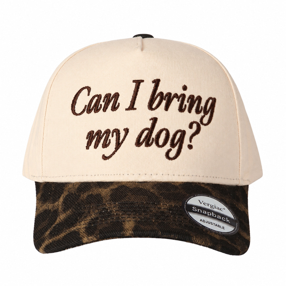 Can I Bring My Dog Pet-themed 5-Panel Trucker Hat