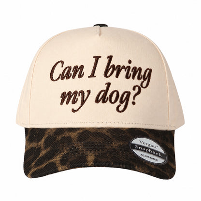Can I Bring My Dog Pet-themed 5-Panel Trucker Hat