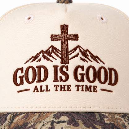 God Is Good All The Time 5-Panel Trucker Hat