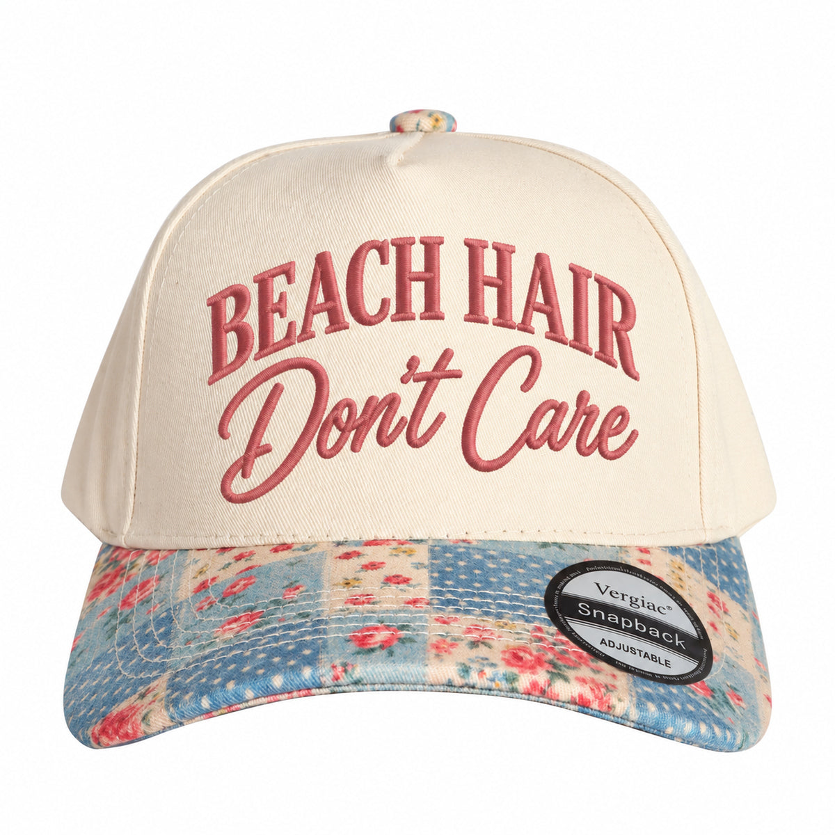 Beach Hair Dont Care Beach-themed 5-Panel Trucker Hat