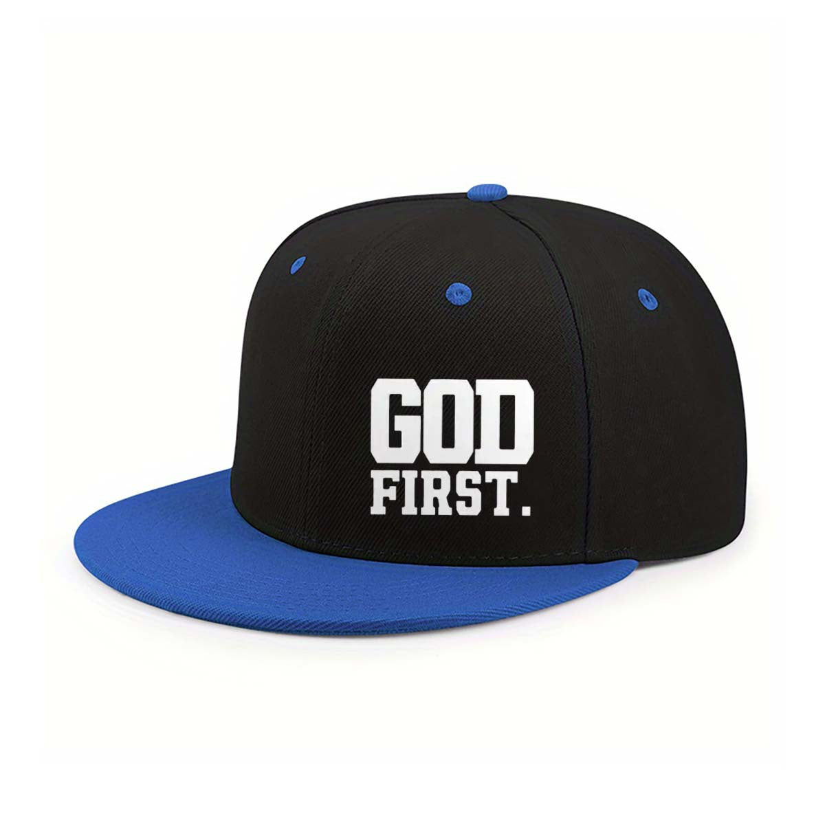 God First. Embroidered Trucker Hat