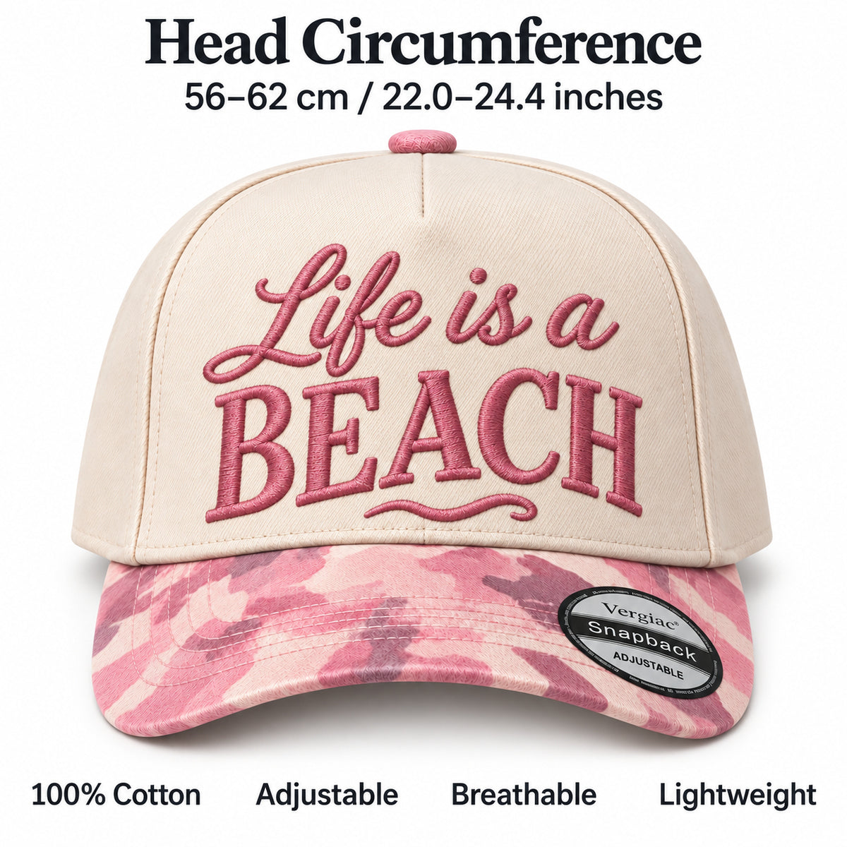 Life Is A Beach 5-Panel Trucker Hat
