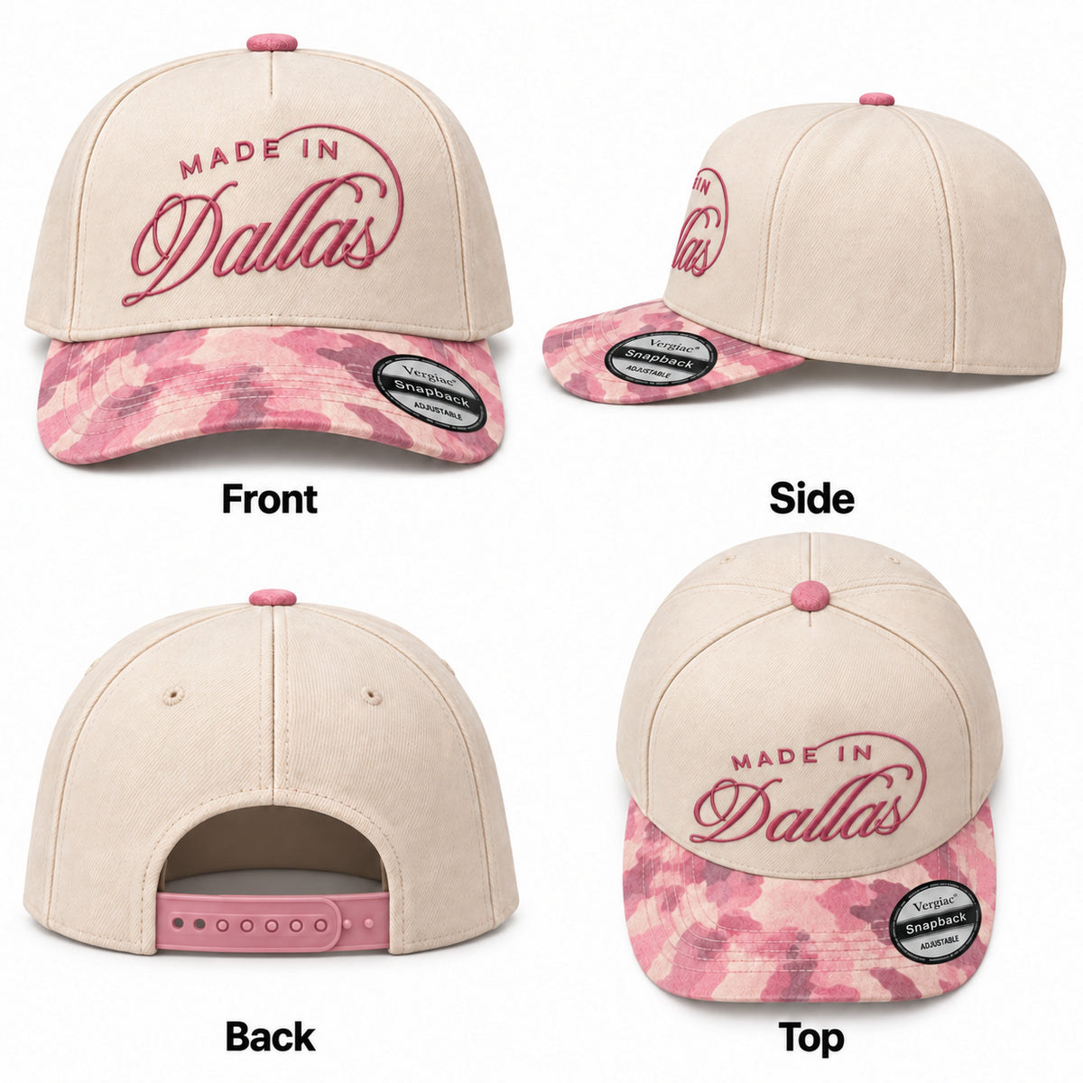 Made In Dallas 5-Panel Trucker Hat