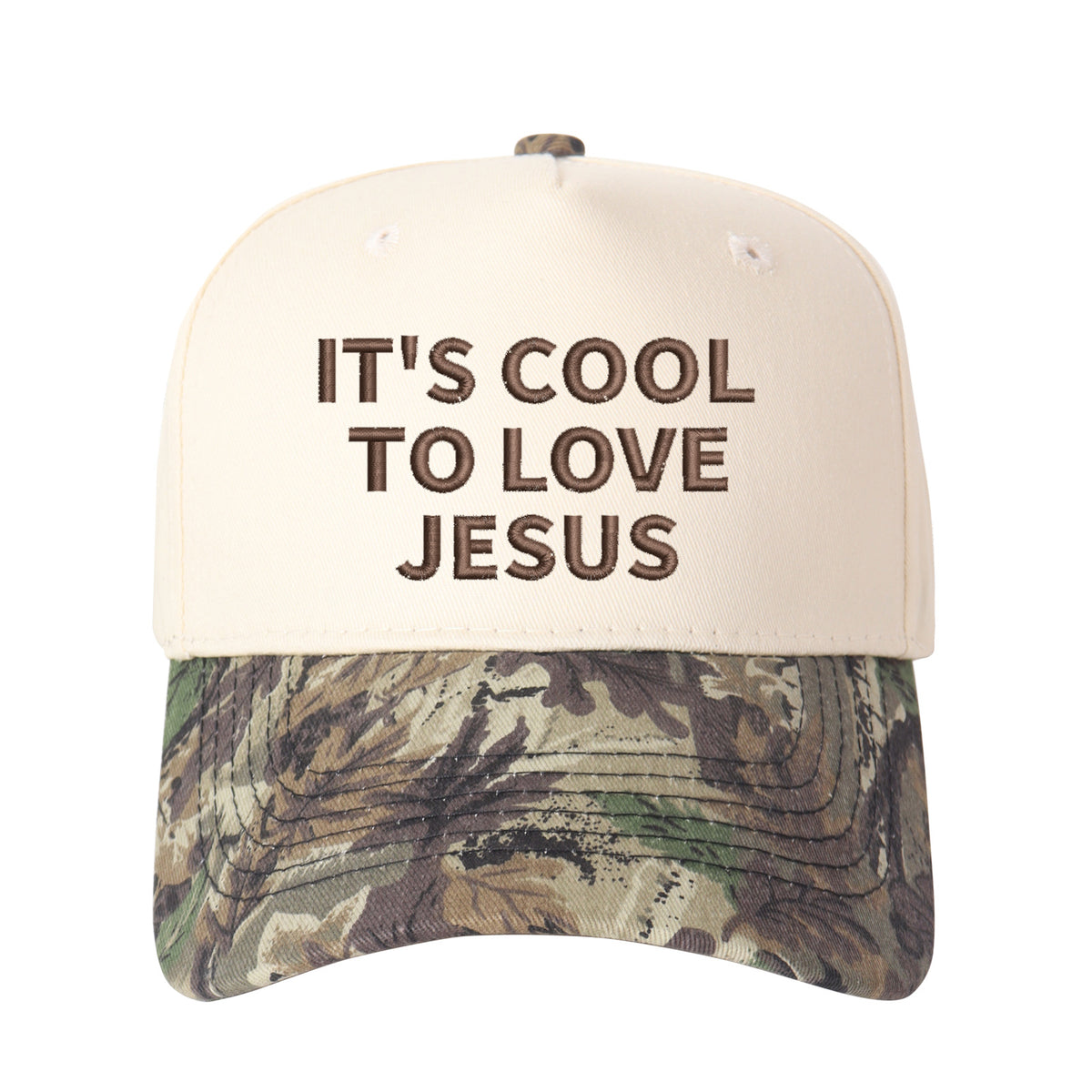 It's Cool To Love Jesus Embroidered Trucker Hat