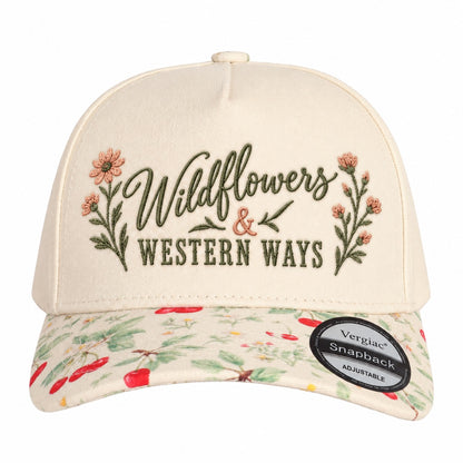 5-Panel Embroidered Cotton Trucker Hat with Printed Brim and Structured Front, Adjustable Unisex Baseball Cap, 1 Piece