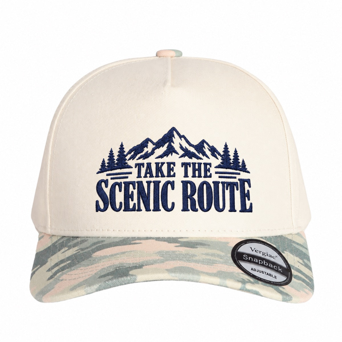Take The Scenic Route 5-Panel Trucker Hat