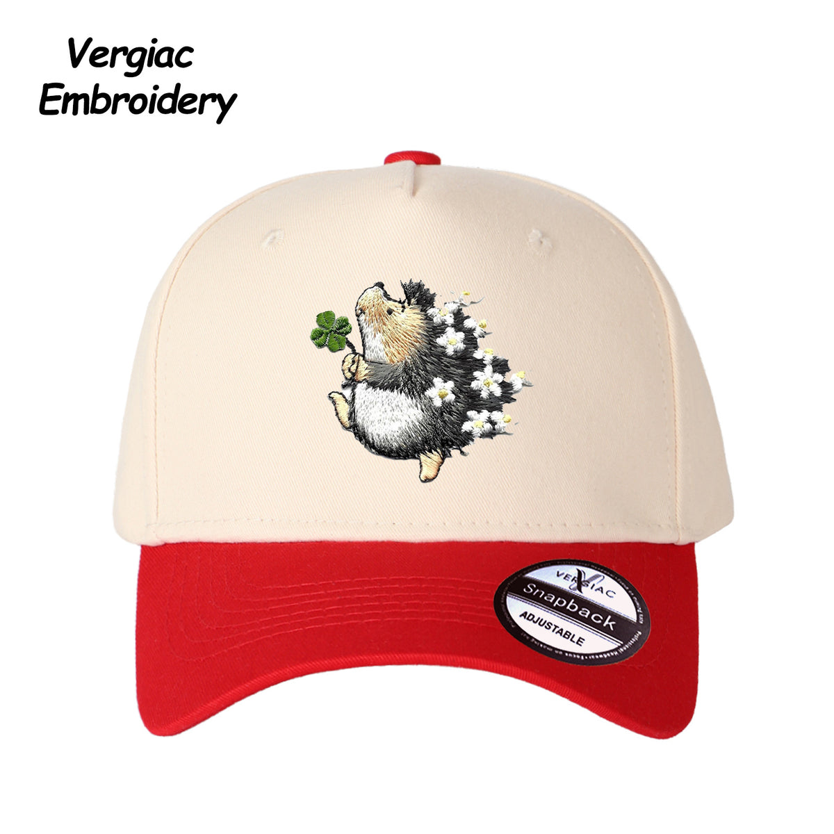 Hedgehog Embroidered Trucker Hat