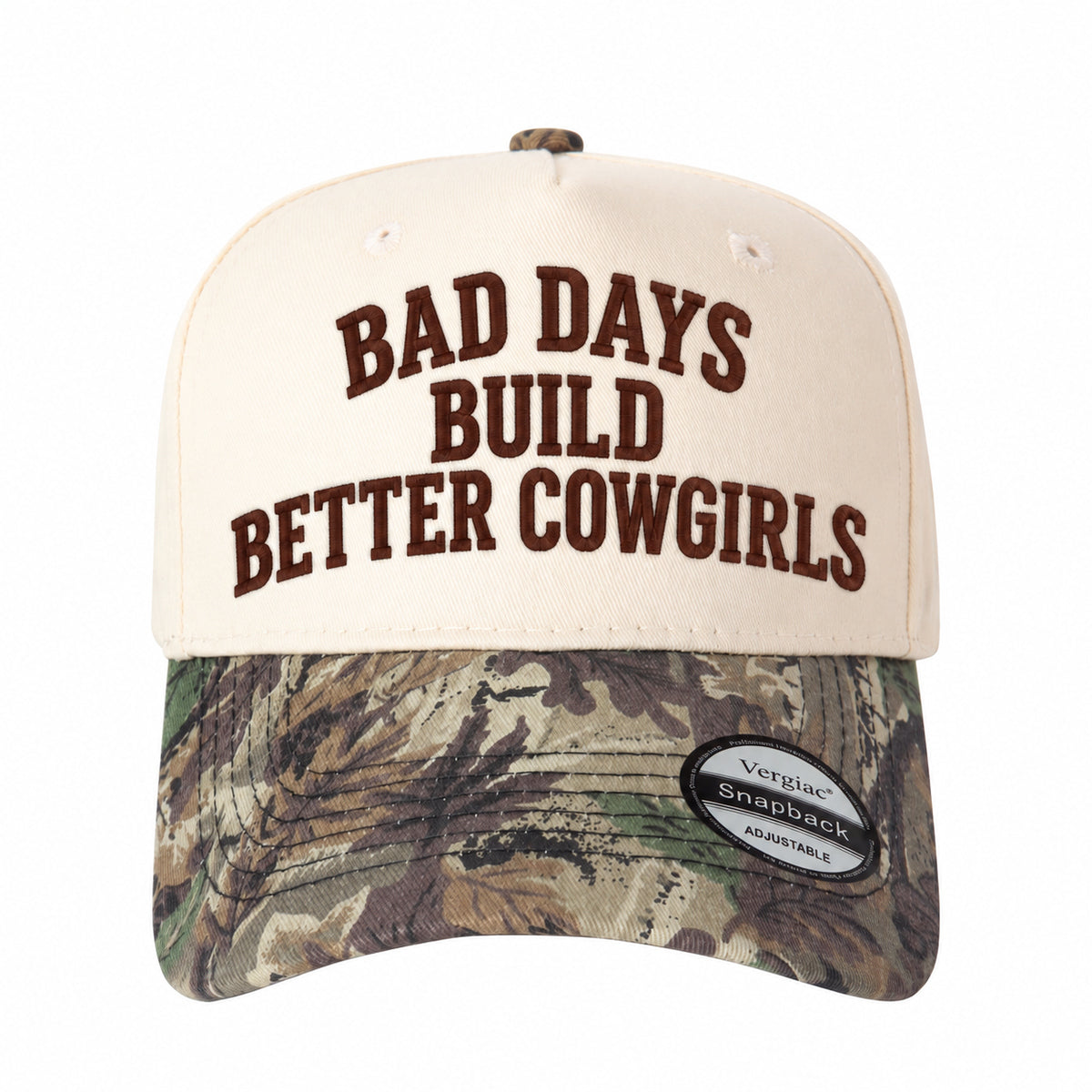 Bad Days Build Better Cowgirls Western Cowboy 5-Panel Trucker Hat