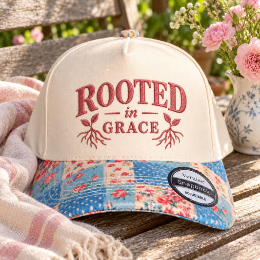5-Panel Embroidered Cotton Trucker Hat with Printed Brim and Structured Front, Adjustable Unisex Baseball Cap, 1 Piece