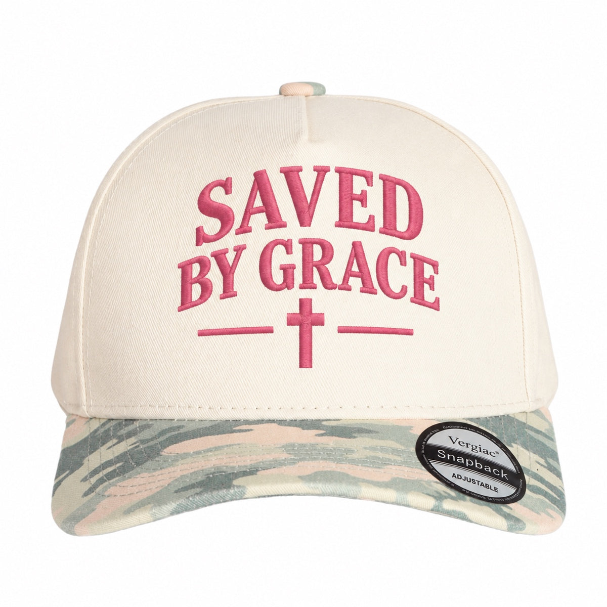 Saved By Grace 5-Panel Trucker Hat