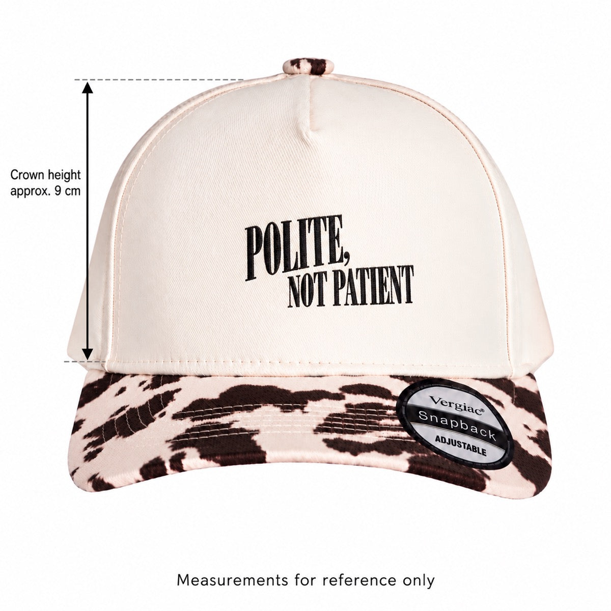 Polite, Not Patient 5-Panel Trucker Hat