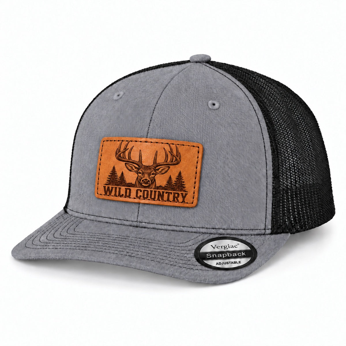 Wild Country Leather Patch Trucker Hat