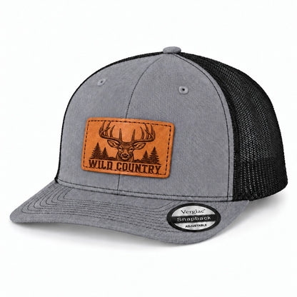 Wild Country Leather Patch Trucker Hat