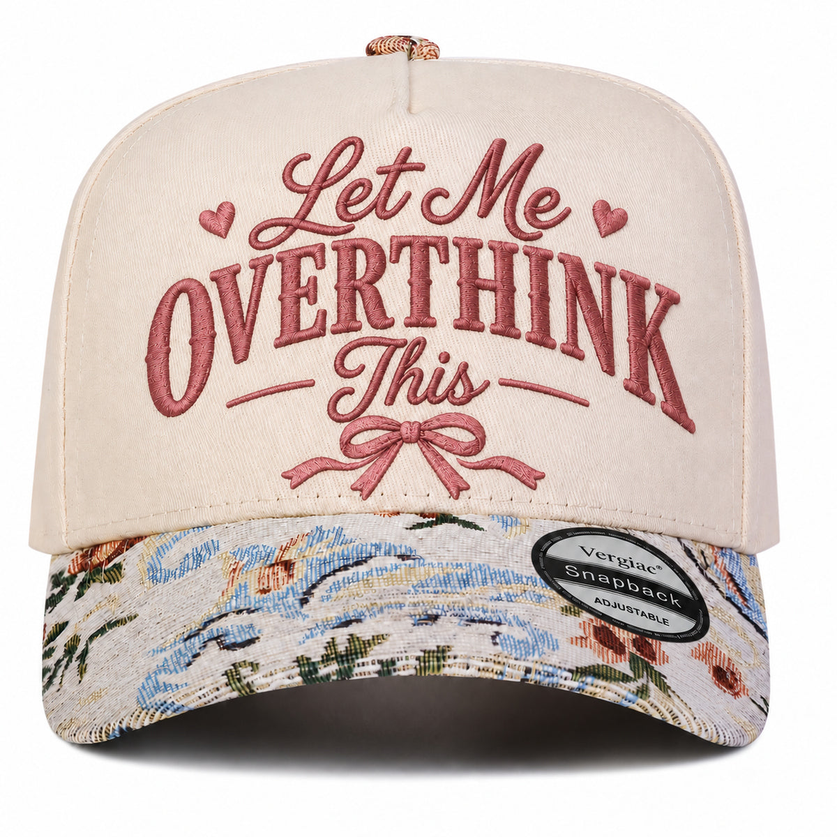 Let Me Overthink This Heart 5-Panel Trucker Hat