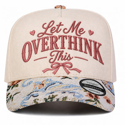 Let Me Overthink This Heart 5-Panel Trucker Hat