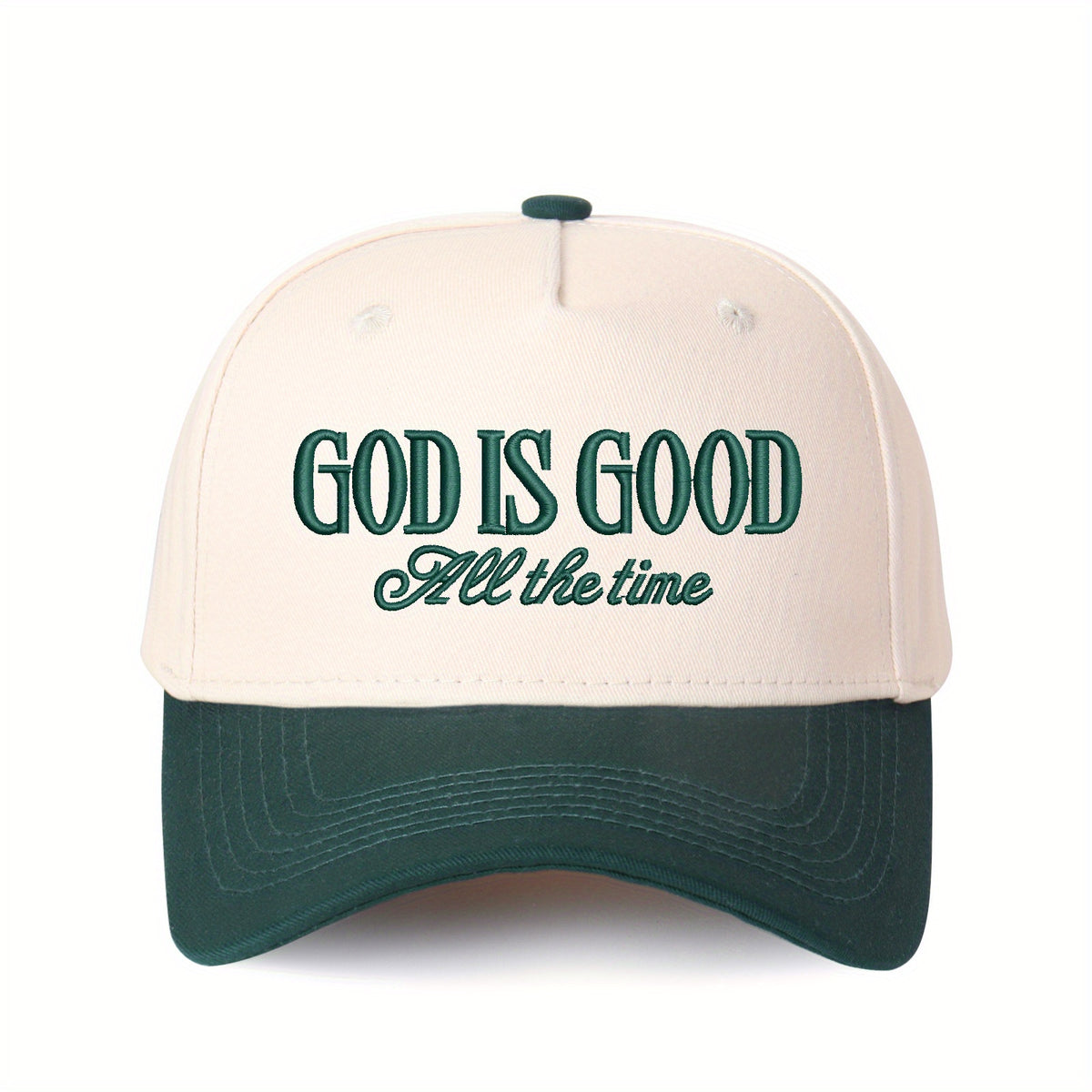 God Is Good All the Time Embroidered Trucker Hat