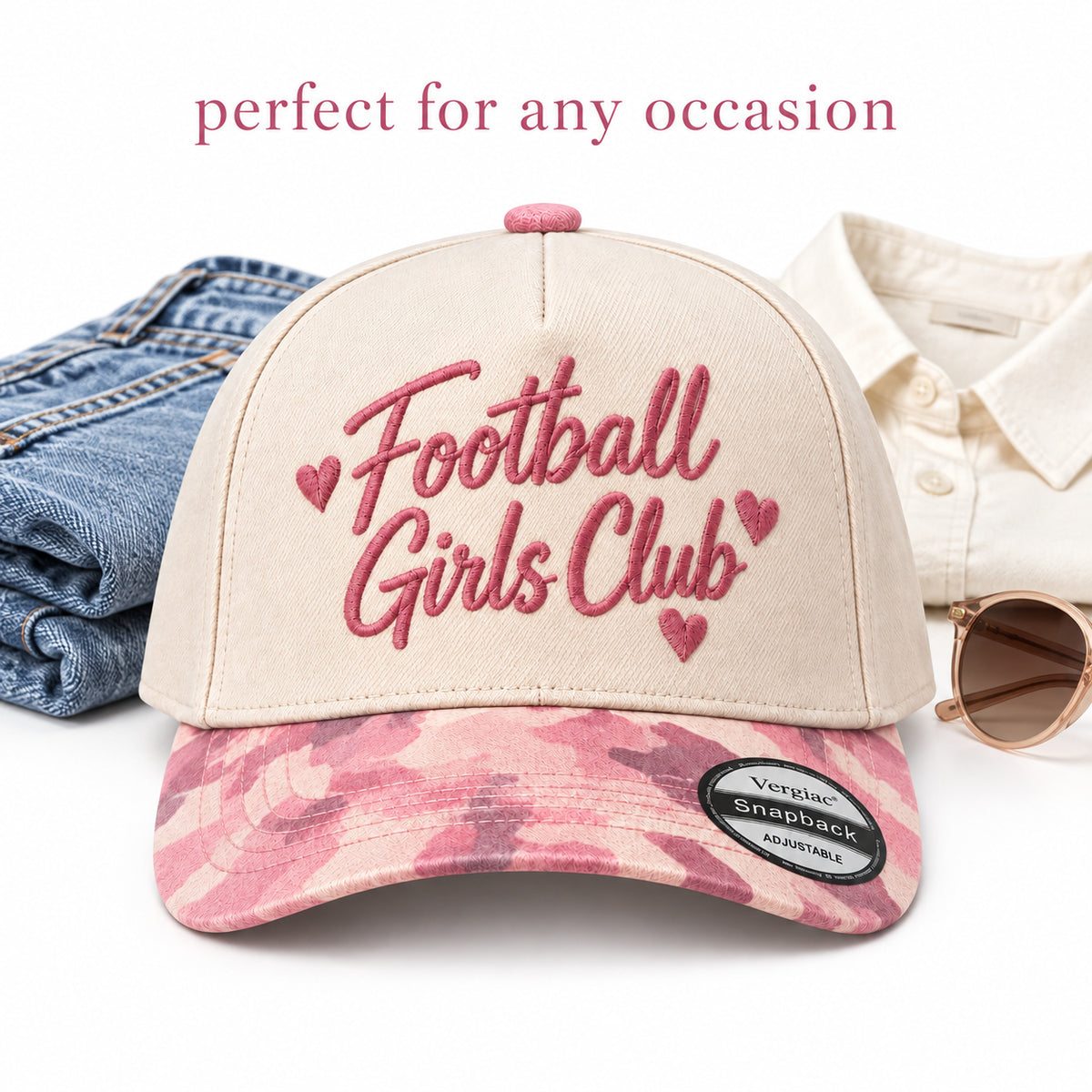 Football Girls Club 5-Panel Trucker Hat