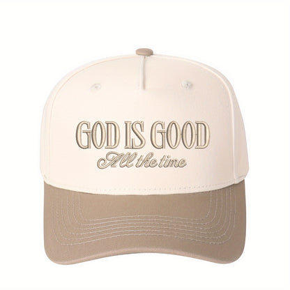 God Is Good All the Time Embroidered Trucker Hat
