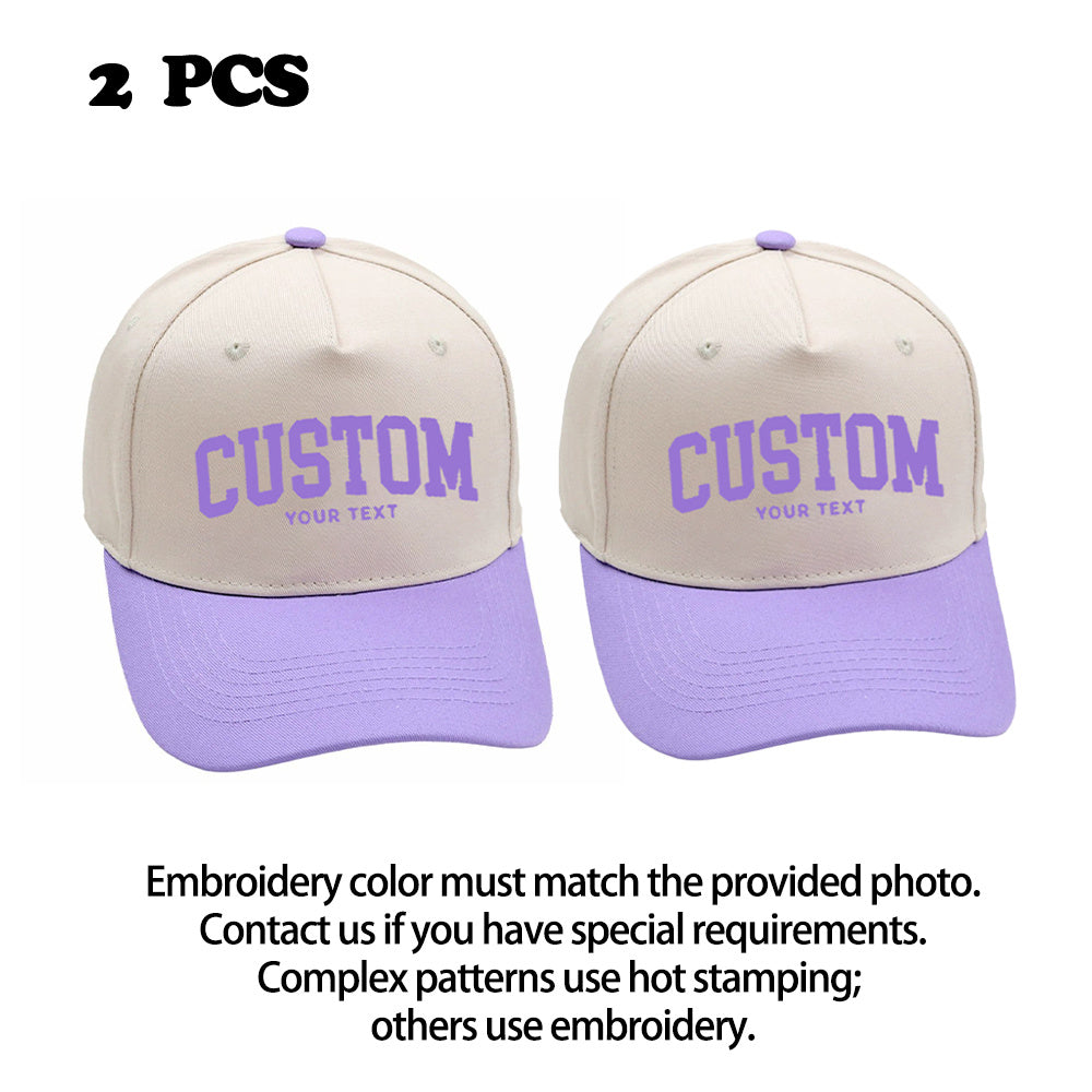 Custom Embroidered Trucker Hats (2-Pack)