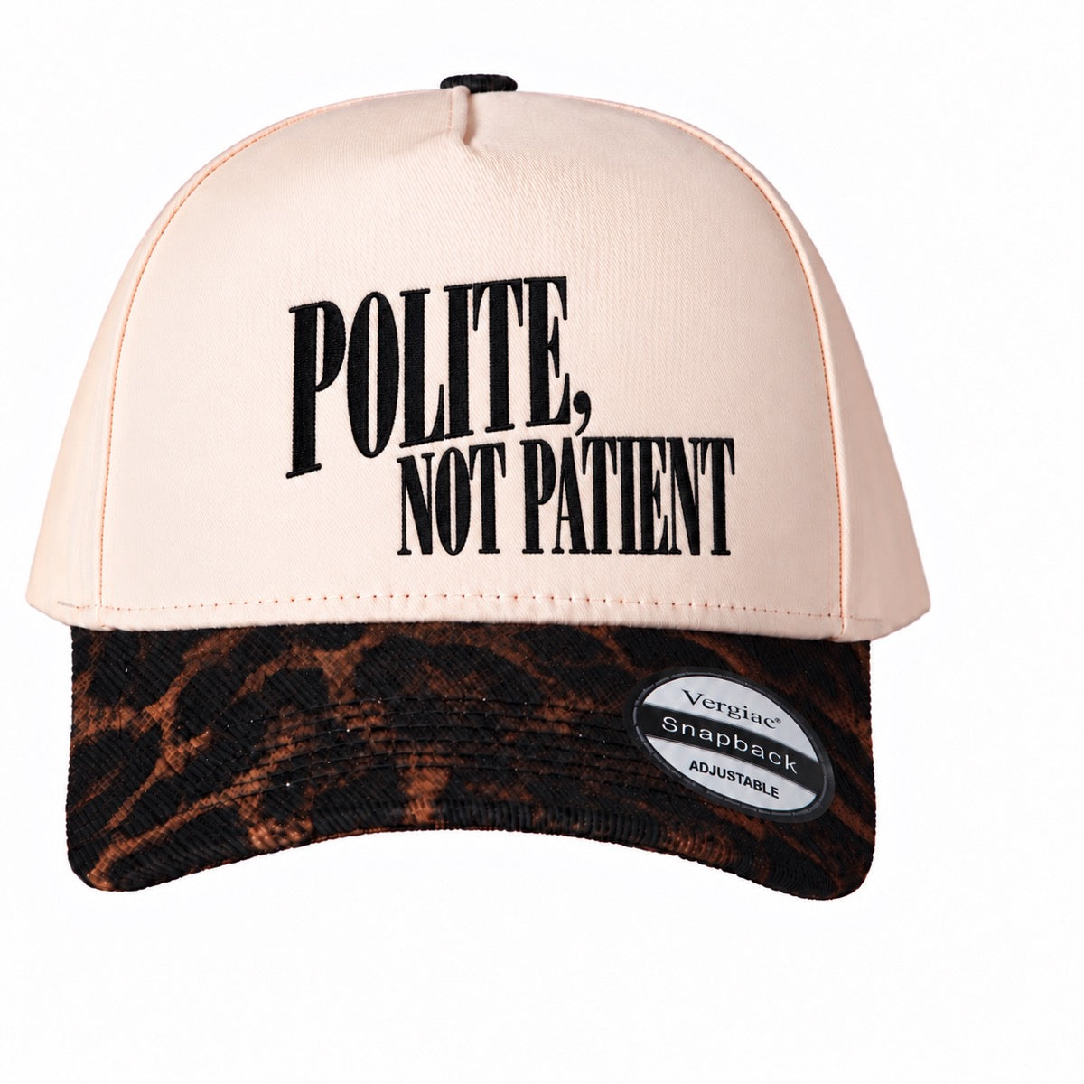Polite, Not Patient 5-Panel Trucker Hat
