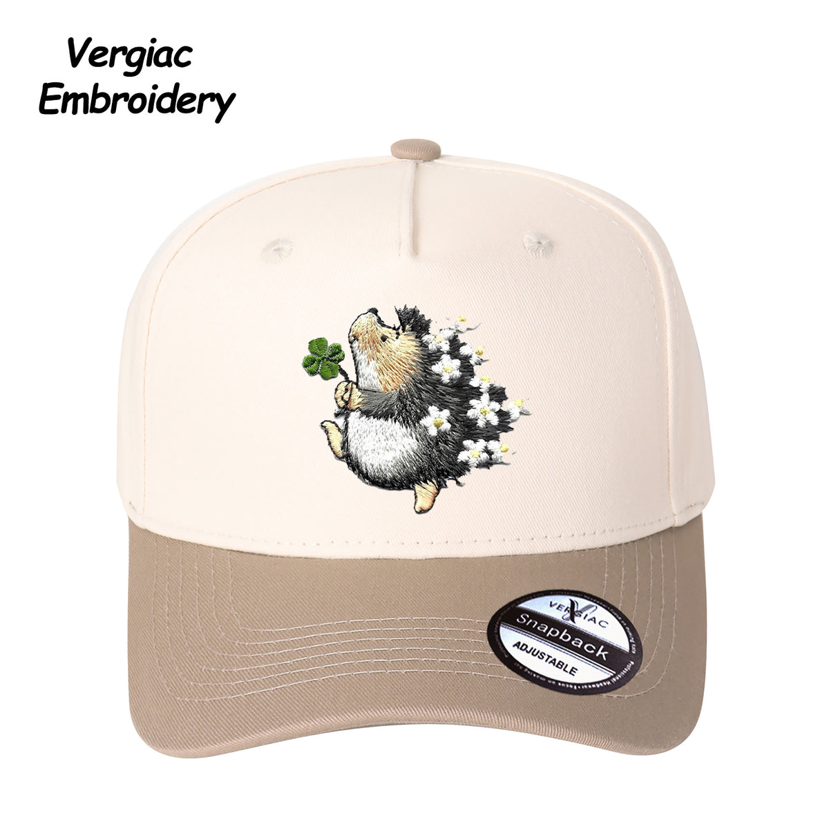 Hedgehog Embroidered Trucker Hat