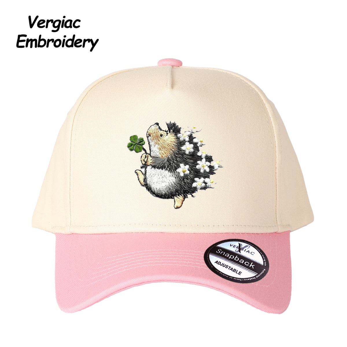Hedgehog Embroidered Trucker Hat