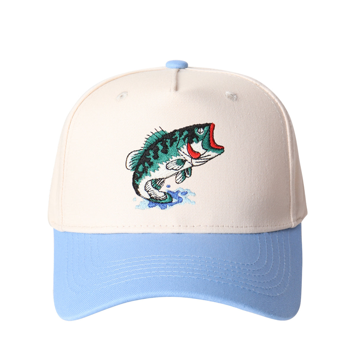 Largemouth Bass Embroidered Trucker Hat
