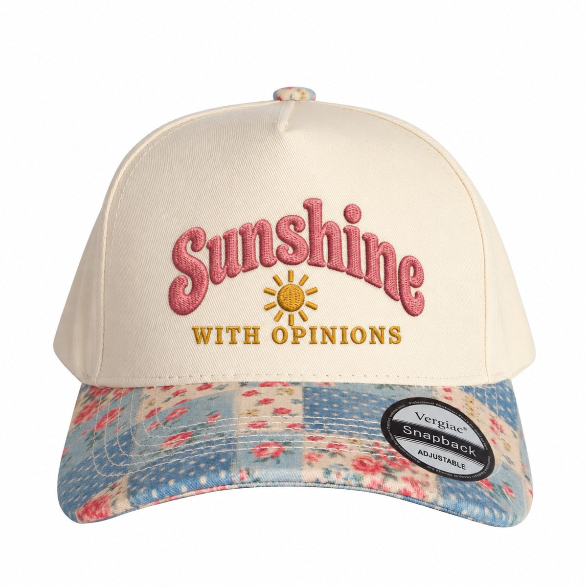 Sunshine With Opinions 5-Panel Trucker Hat