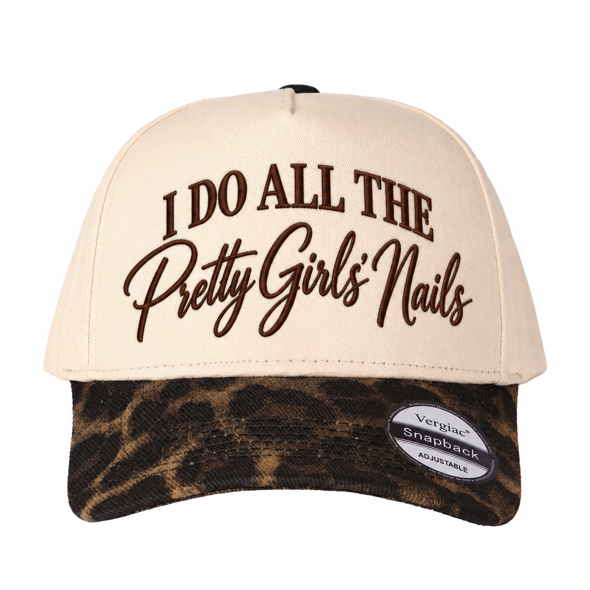 I Do All The Pretty Girls Nails Nail Art-themed 5-Panel Trucker Hat