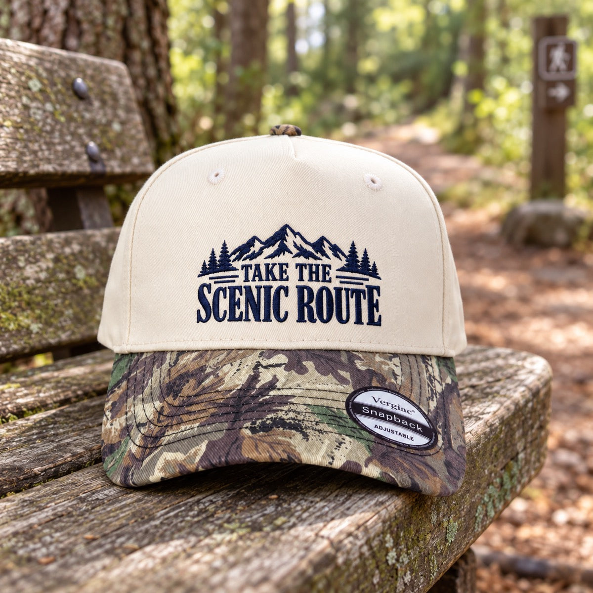 Take The Scenic Route 5-Panel Trucker Hat