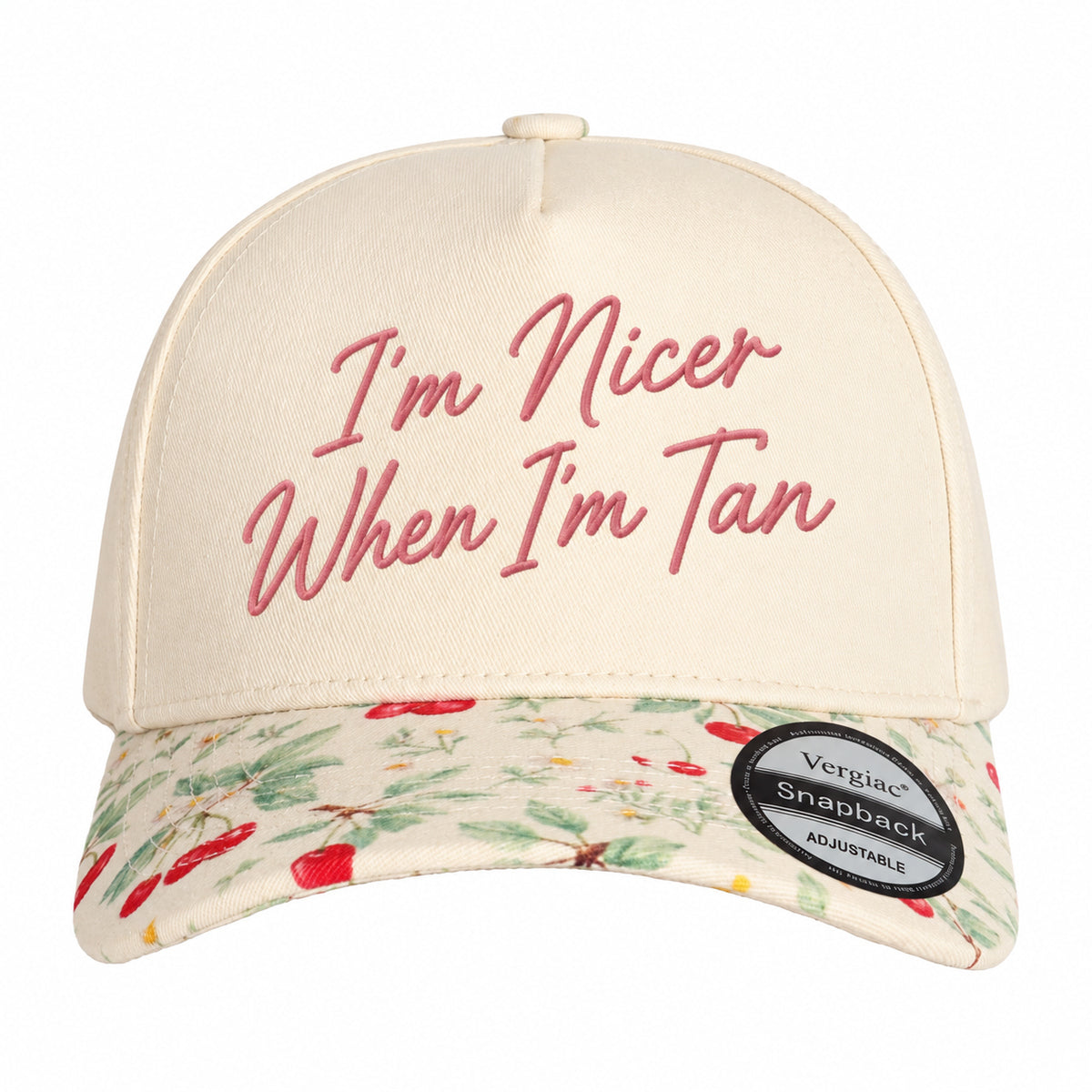 I'm Nicer When I'm Tan 5-Panel Trucker Hat