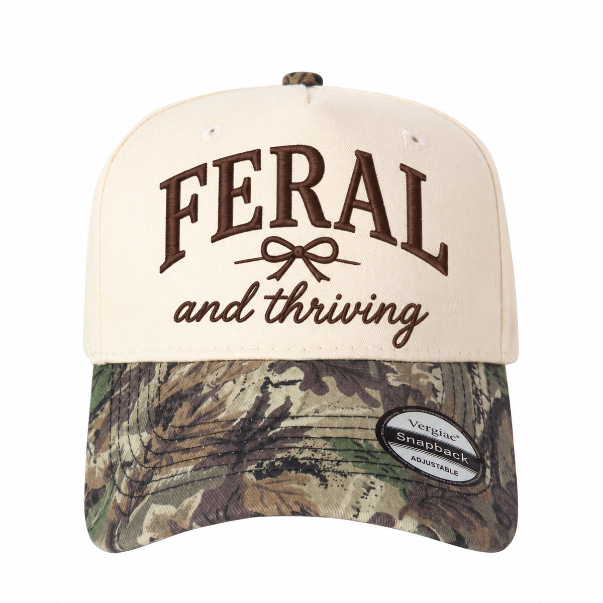 Feral And Thriving 5-Panel Trucker Hat