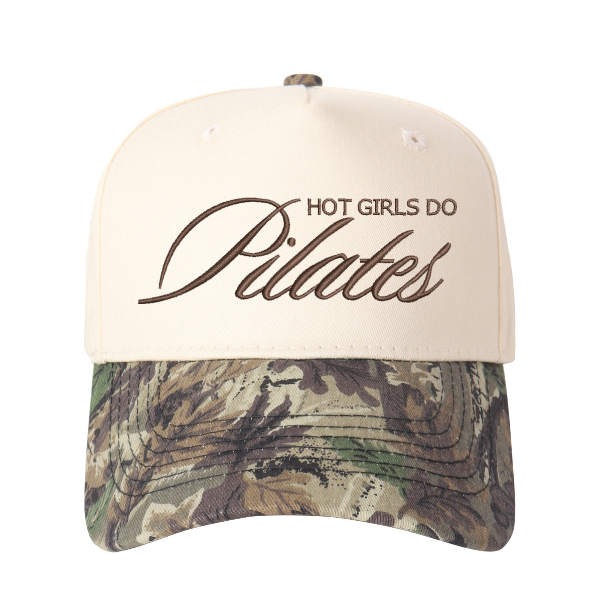 Hot Girls Do Pilates Embroidered Trucker Hat
