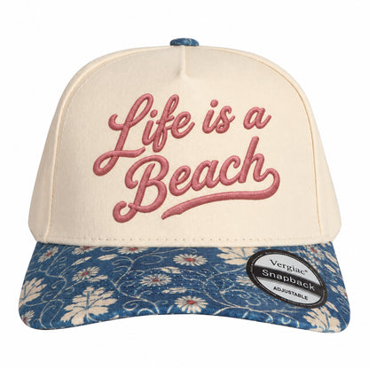 Life Is A Beach 5-Panel Trucker Hat