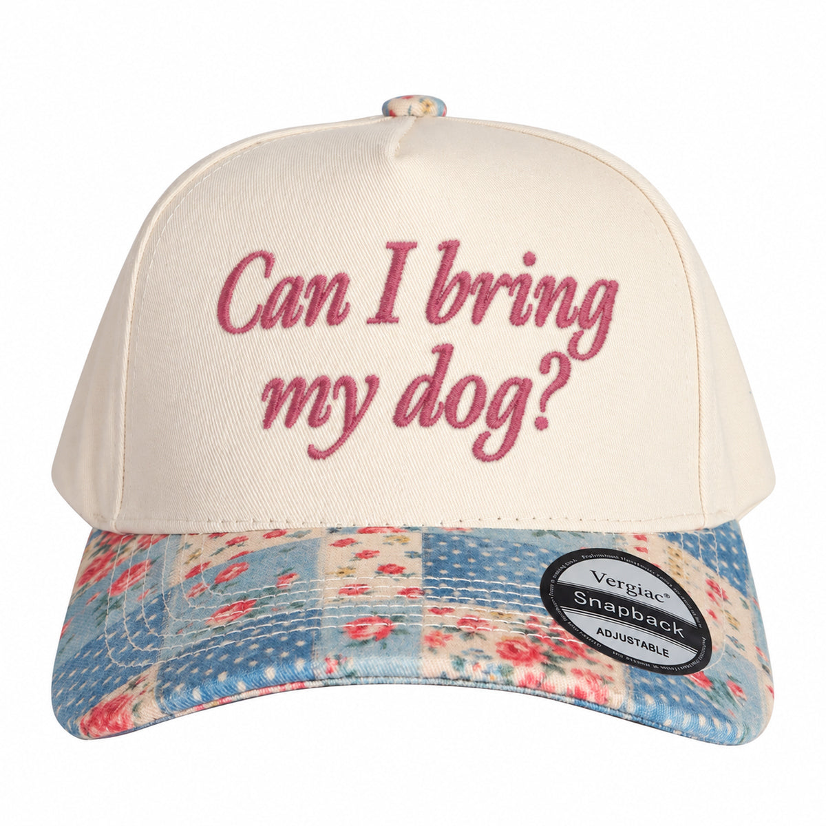 Can I Bring My Dog Pet-themed 5-Panel Trucker Hat