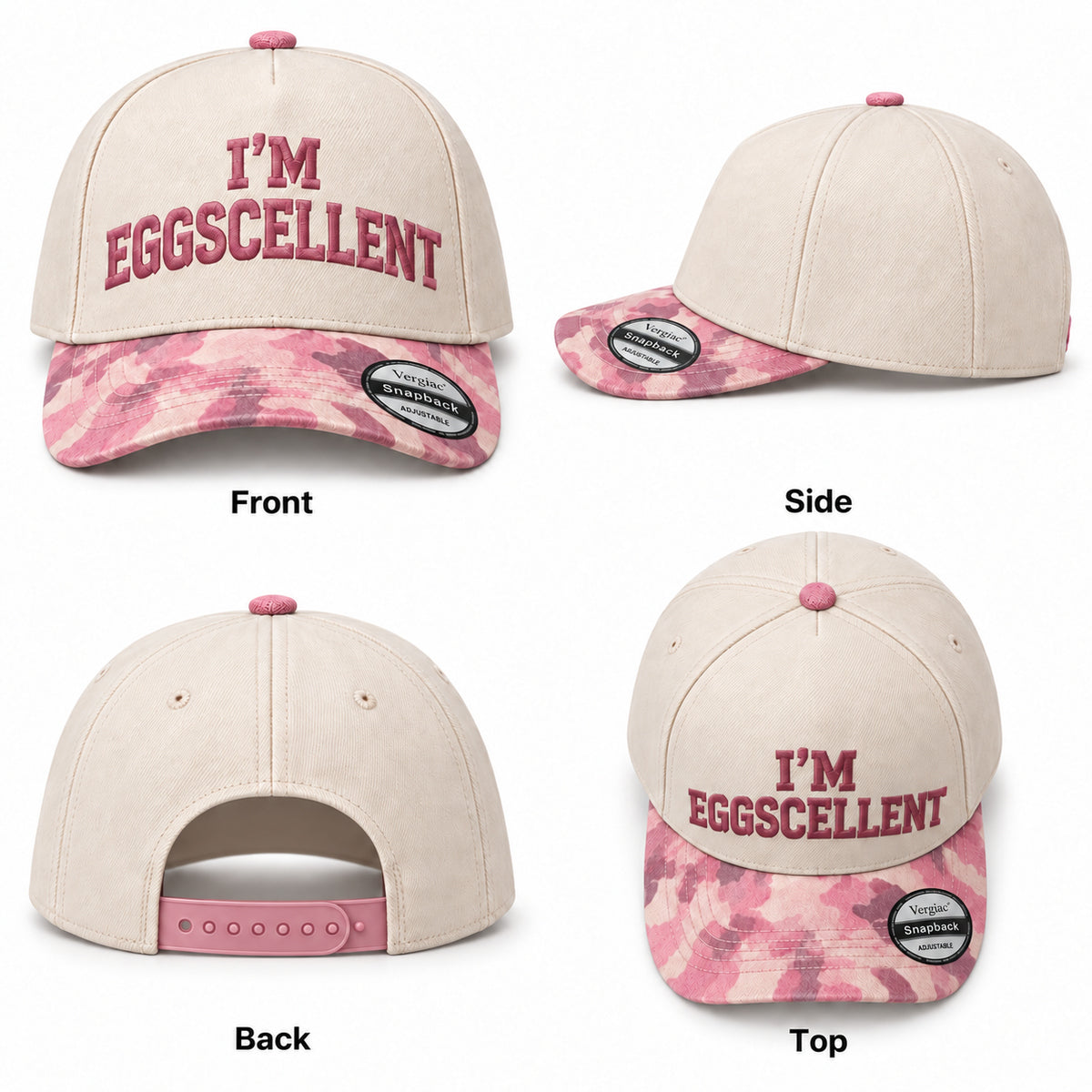 I'm Eggscellent 5-Panel Trucker Hat