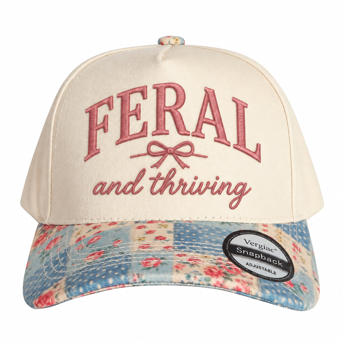 Feral And Thriving 5-Panel Trucker Hat
