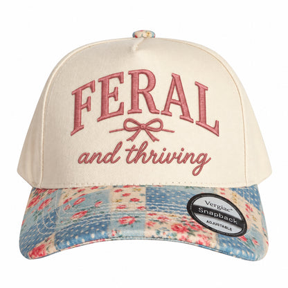 Feral And Thriving 5-Panel Trucker Hat